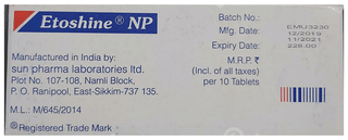 Etoshine Np Tablet 10
